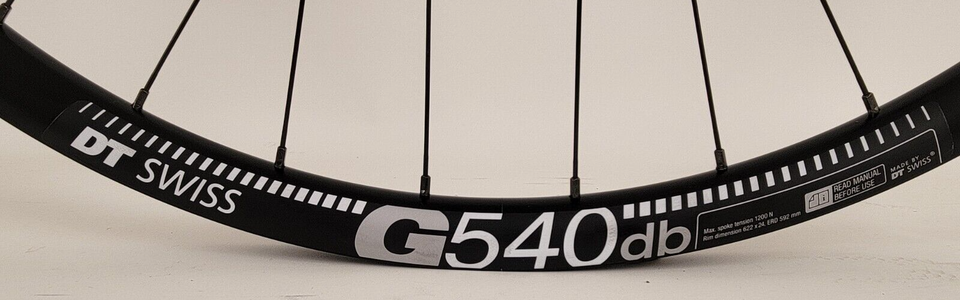 DT Swiss G540 Gravel Road Bike Wheelset Tubeless Compatible 32h Miche RDX hubs
