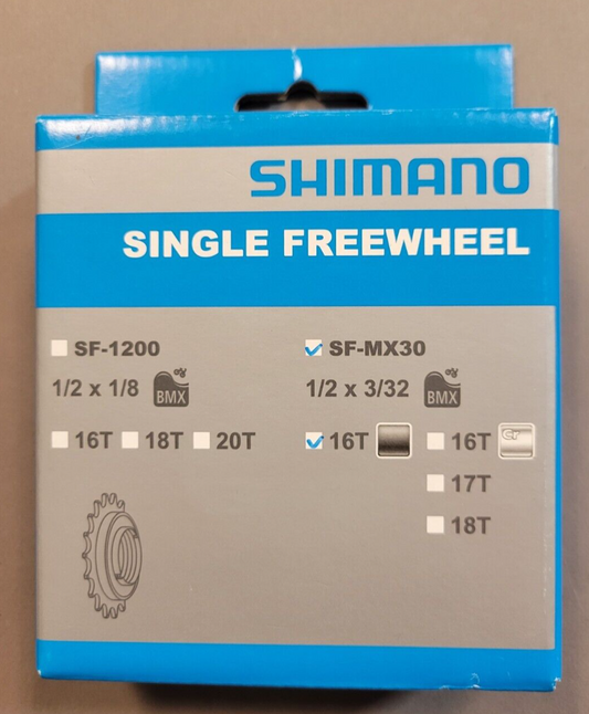 SF-MX30 Shimano 16 tooth single speed freewheel