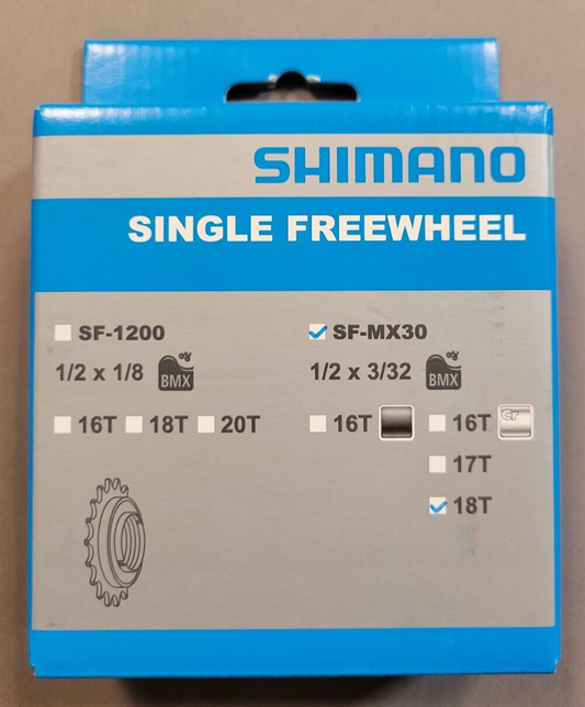 SF-MX30 Shimano 18t single speed freewheel