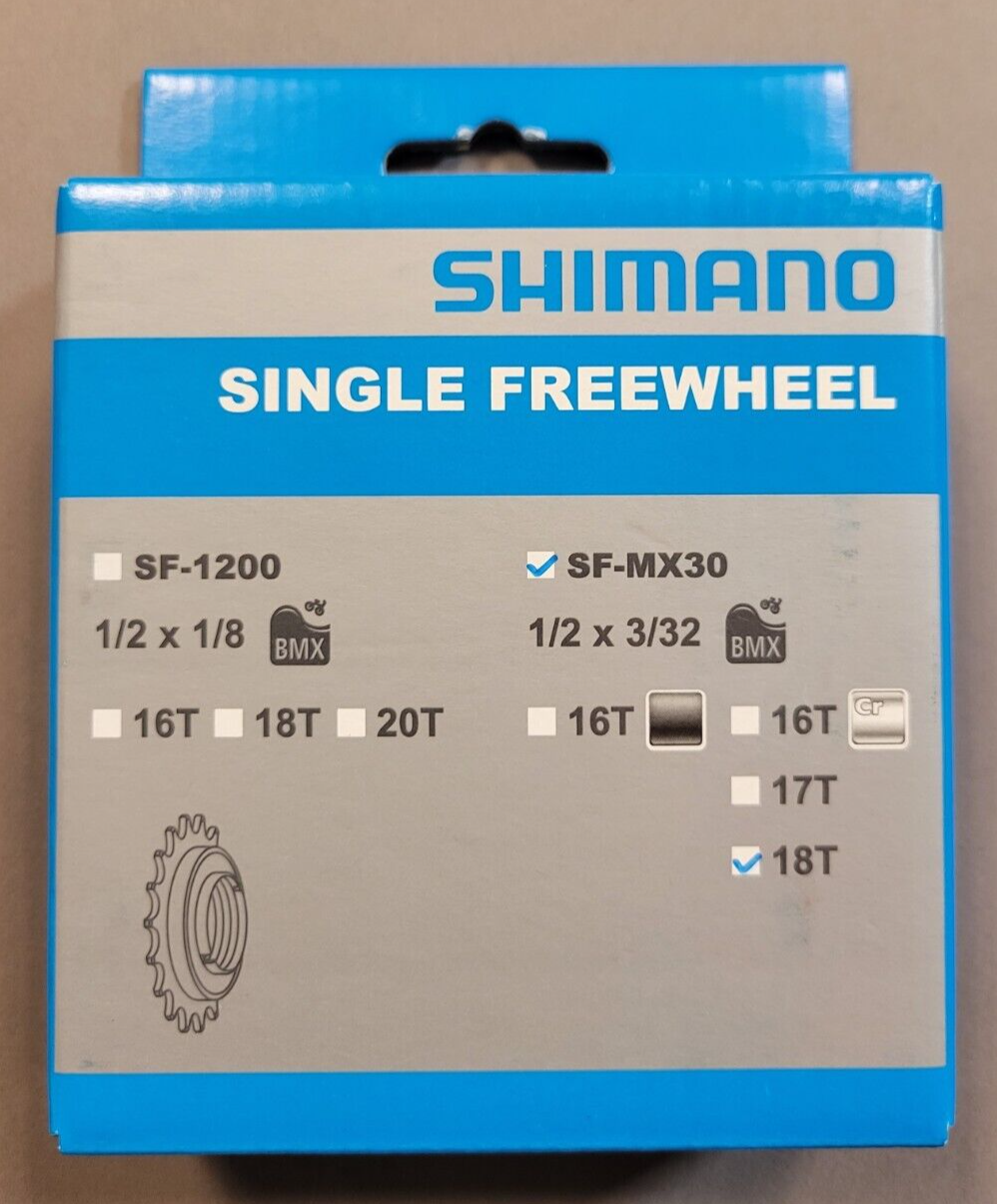 SF-MX30 Shimano 18t single speed freewheel – Velo Mine