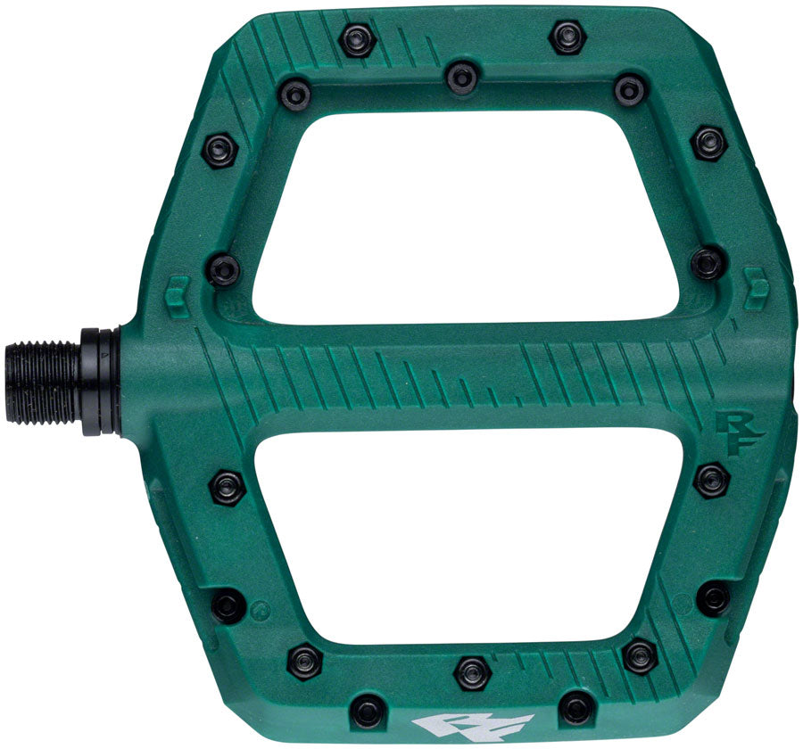 RaceFace Chester Pedals - Platform, Composite, 9/16", Large, Green