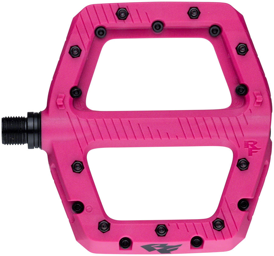 RaceFace Chester Pedals - Platform, Composite, 9/16", Large, Magenta