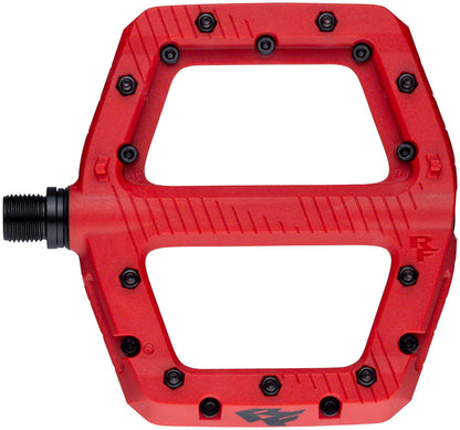 RaceFace Chester Pedals - Platform, Composite, 9/16", Large, Red