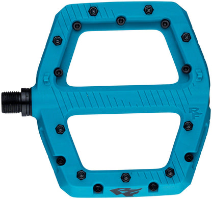 RaceFace Chester Pedals - Platform, Composite, 9/16", Large, Turquoise