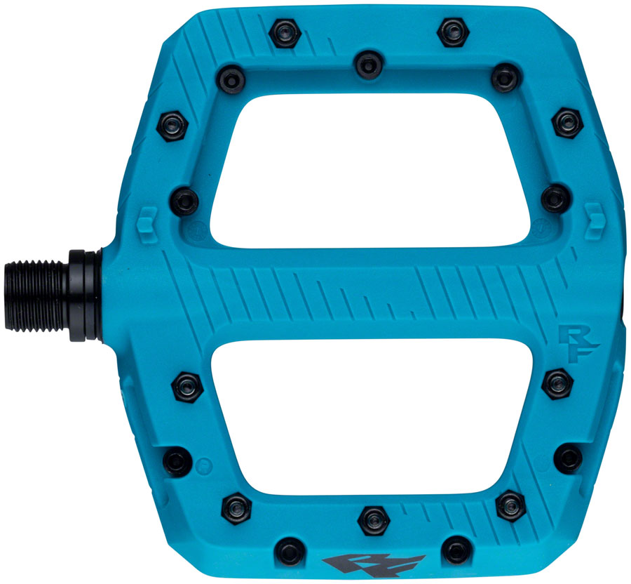 RaceFace Chester Pedals - Platform, Composite, 9/16", Small, Turquoise