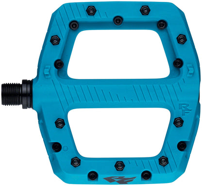 RaceFace Chester Pedals - Platform, Composite, 9/16", Small, Turquoise