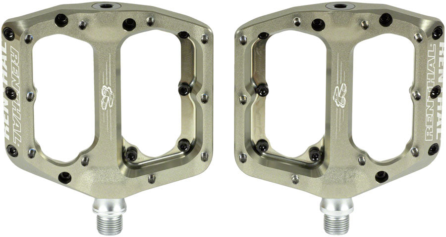 Renthal Revo-F Pedals - Platform, 9/16", Gold, 100 x 104mm
