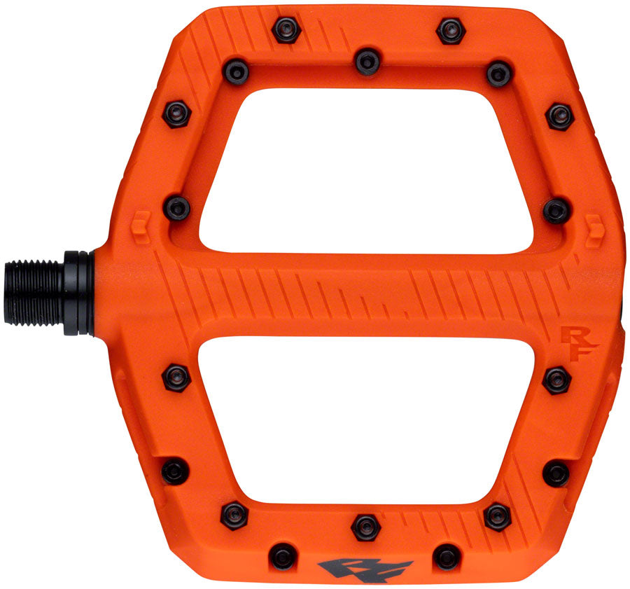 RaceFace Chester Pedals - Platform, Composite, 9/16", Large, Orange