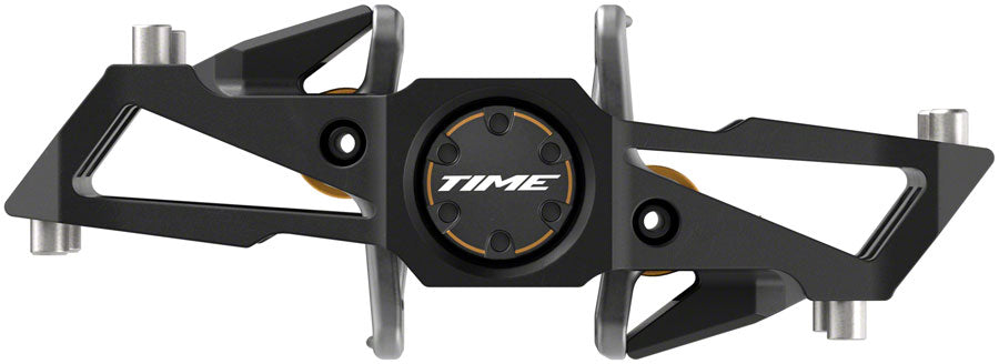 pedal-time-speciale-12-large-aluminum-body-and-titanium-spindle-including-atac-standard-cleats-black-gold-b1