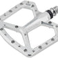 Wolf Tooth Ripsaw Aluminum Pedals - Platform, Aluminum, 9/16", Black, Raw Silver