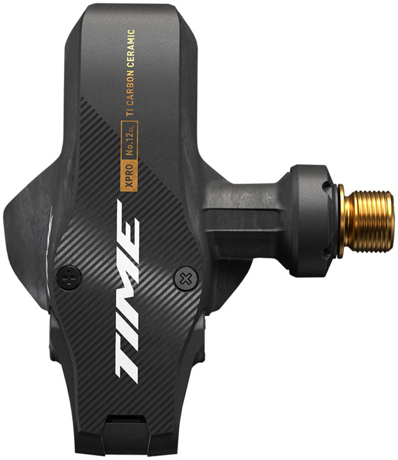 pedal-time-xpro-12sl-pedal-center-51mm-carbon-body-and-titanium-spindle-and-ceramic-bearing-including-iclic-free-cleats-carbon-gold-c1