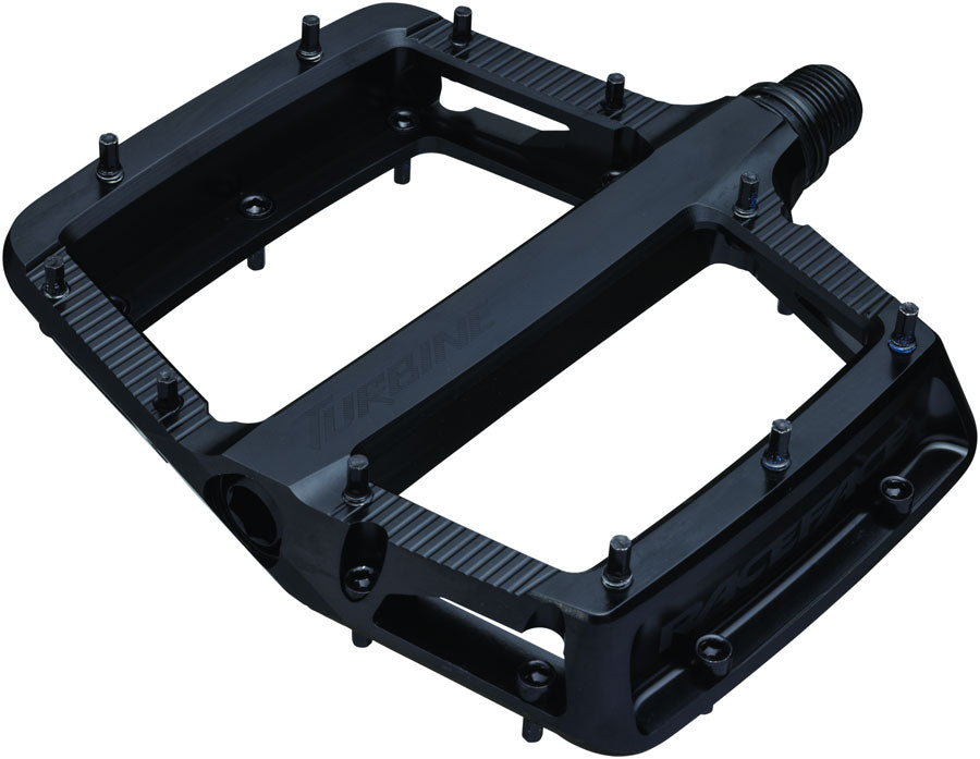 RaceFace Turbine Pedals - Platform, Aluminum, 9/16", Black