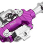 Wolf Tooth ALT XC Clipless Pedals - Dual Sided Clipless, Alloy, 9/16", Ultraviolet Purple, Pair, Shimano SPD