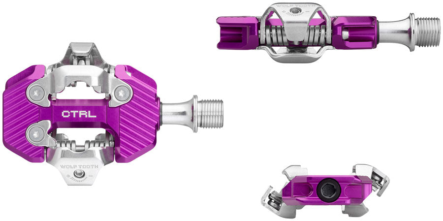 wolf-tooth-ctrl-trail-clipless-pedals-dual-sided-clipless-alloy-9-16-ultraviolet-purple-pair-shimano-spd