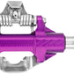 wolf-tooth-del-gravel-race-clipless-pedals-single-sided-clipless-alloy-9-16-ultraviolet-purple-pair-shimano-spd