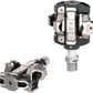 Garmin Rally XC110 Power Meter Pedals - Dual Sided Clipless, Alloy, 9/16", Black, Pair, Single-Sensing, Shimano SPD