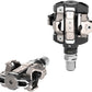 Garmin Rally XC210 Power Meter Pedals - Dual Sided Clipless, Alloy, 9/16", Black, Pair, Dual-Sensing, Shimano SPD
