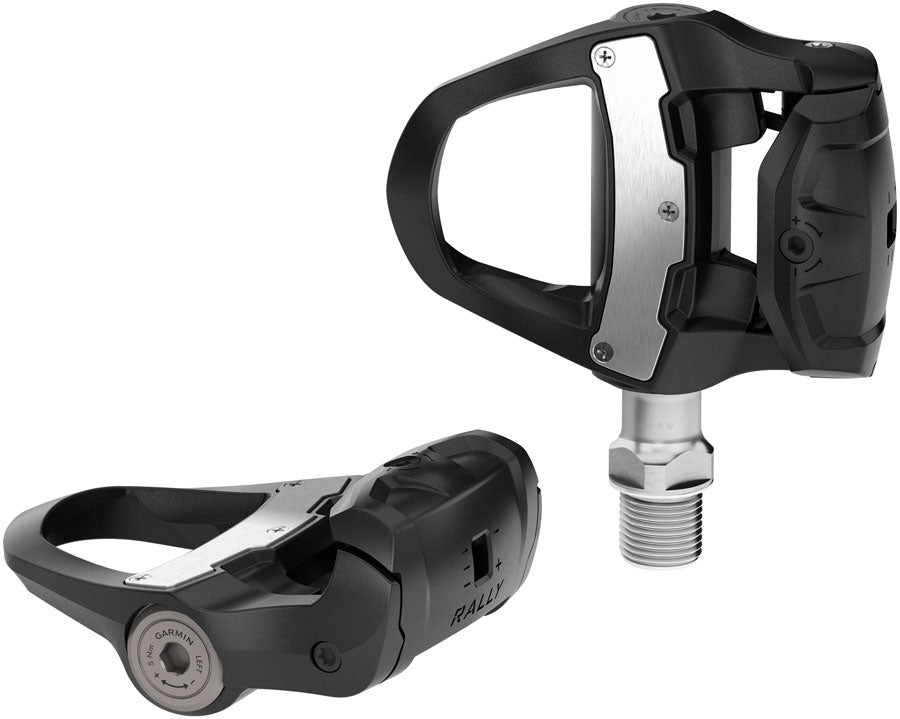 Garmin Rally RK110 Power Meter Pedals - Single Sided Clipless, Composite, 9/16", Black, Pair, Single-Sensing, LOOK KEO