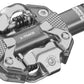 LOOK X-Track Pedals - Dual Sided Clipless, Aluminum, 9/16", Metallic Gray