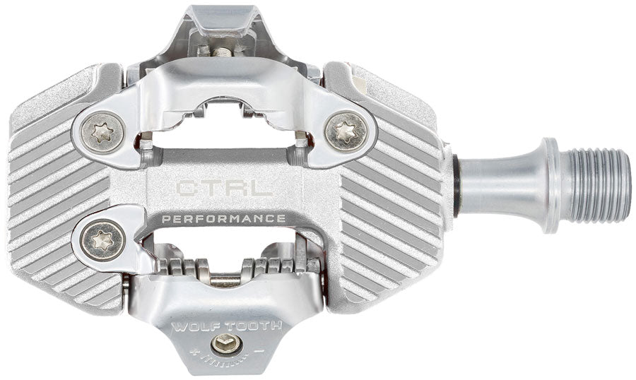 wolf-tooth-ctrl-trail-performance-clipless-pedals-dual-sided-clipless-alloy-9-16-raw-silver-pair-shimano-spd
