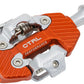 Wolf Tooth CTRL Trail Performance Clipless Pedals - Dual Sided Clipless, Alloy, 9/16", Orange, Pair, Shimano SPD