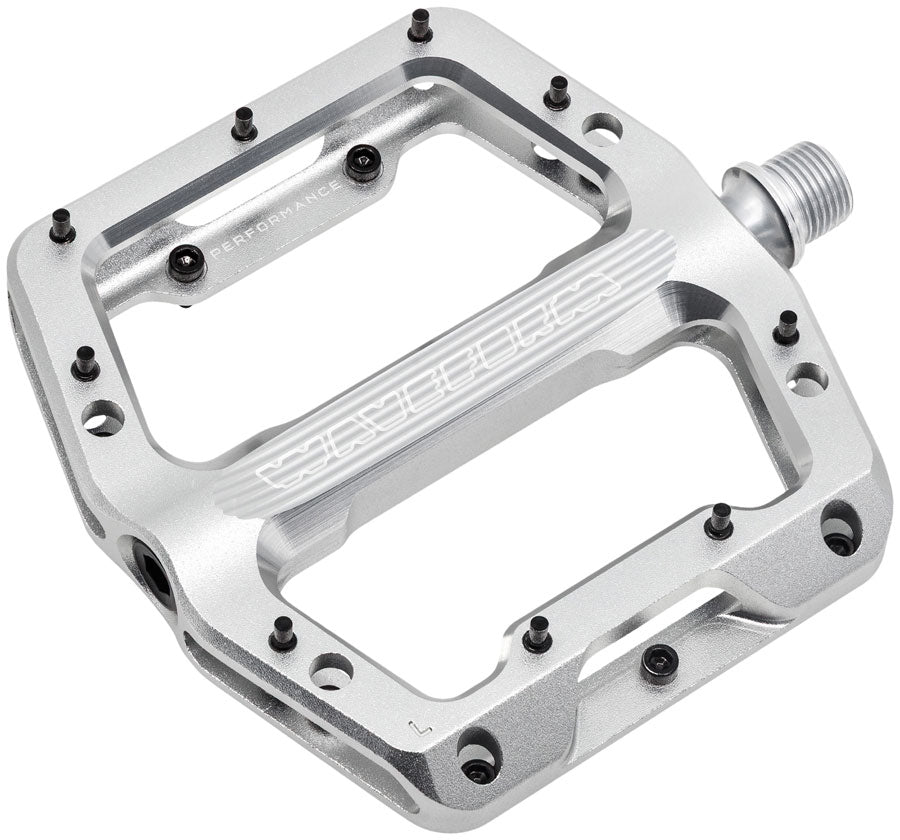 Wolf Tooth Waveform Performance Pedals - Raw Silver, Large