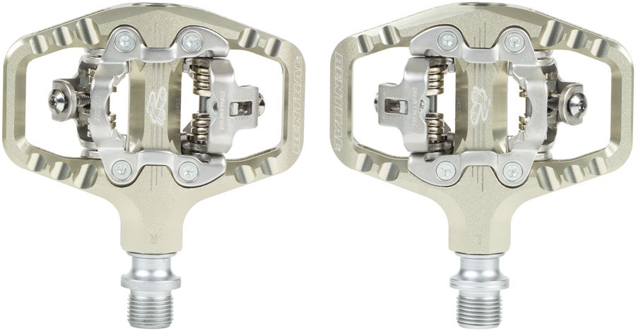 Renthal Revo-TRC Pedals - Dual Sided Clipless with Platform, Alloy, 9/16", AluGold, Shimano SPD