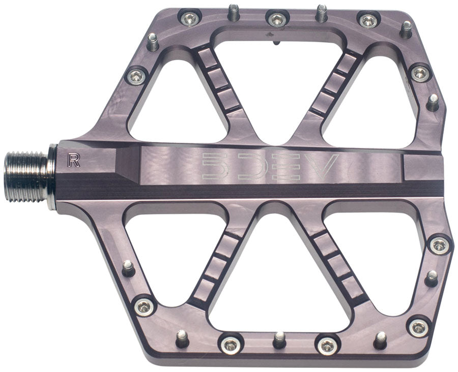 5DEV Jumpline Pedals - Platform, Aluminum, 9/16", Gray