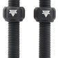 Teravail Alloy Tubeless Valves - Pair, 60mm, Matte Black