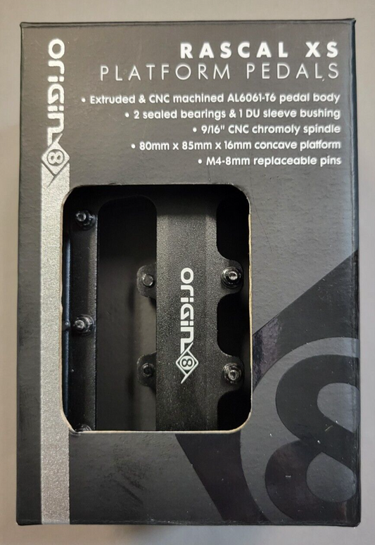 Pedals Origin8 Rascal Xs Ex Cnc 9/16 Black