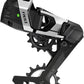 SRAM RED XPLR AXS Rear Derailleur - For RED XPLR 1x, 13-Speed, 46t Max, UDH Hangerless, (Battery Not Included), Black/Silver, E1