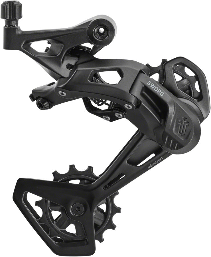 microSHIFT Sword Black 2x9-Speed Groupset - Includes Brake/Shifters, Front Derailler Braze-On, Rear Derailleur Long Cage, 11-38t Cassette