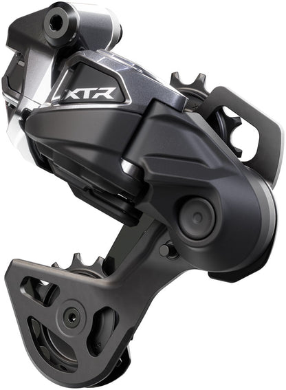 Shimano XTR RD-M9250-GS Di2 Wireless Rear Derailleur - 12-Speed, Medium Cage, Shadow ES, Black/Gray