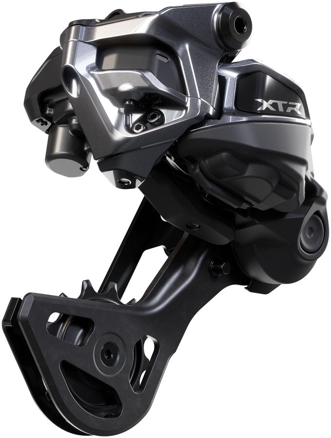 Shimano XTR RD-M9250-GS Di2 Wireless Rear Derailleur - 12-Speed, Medium Cage, Shadow ES, Black/Gray