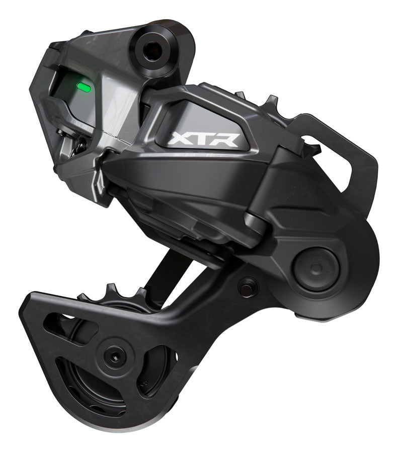 Shimano XTR RD-M9250-GS Di2 Wireless Rear Derailleur - 12-Speed, Medium Cage, Shadow ES, Black/Gray
