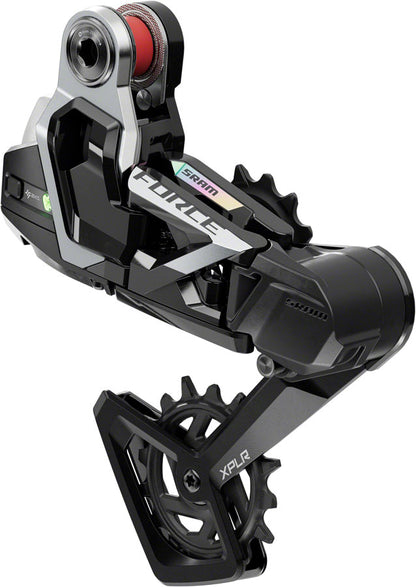 SRAM Force XPLR AXS Rear Derailleur - For Force XPLR 1x, 13-Speed, 46t Max, UDH Hangerless, (Battery Not Included), Black/Silver, E1