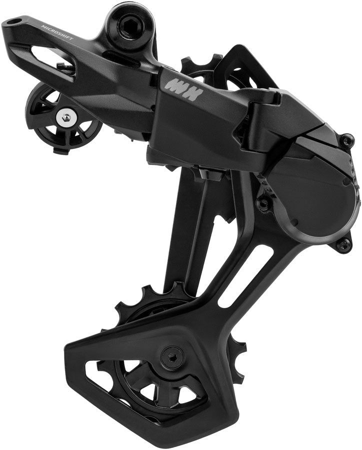 microshift-advent-mx-1x10-speed-groupset-mx-trail-shifter-mx-rear-derailleur-steel-cage-clutched-11-48t-cassette-for-hg-driver