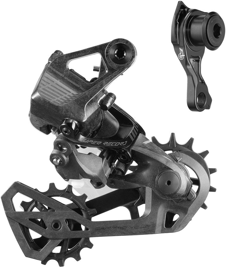 Campagnolo Super Record 13 WRL All Road Rear Derailleur - 13-Speed, Wireless, Medium Cage, Direct Mount UDH, w/o Battery, Clutched, Black