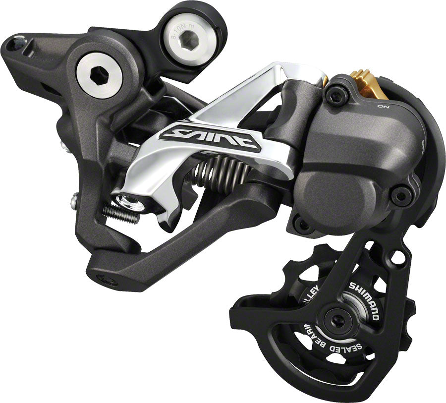 Shimano Saint RD-M820-SS1 Rear Derailleur - 10-Speed, Short Cage, Black, *Damaged Packaging