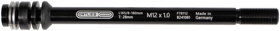 Ortlieb Thru Axle M6-Connector - 1mm, Black