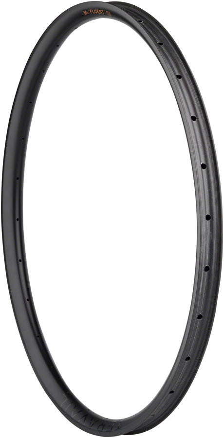 Teravail Fluent Mountain Rim - Rear, 29", Disc Brake, Matte Carbon, 32H