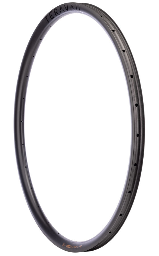 Teravail Circos Wide Gravel Rim - Front, 32", Disc, Matte Carbon, 28H