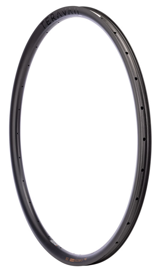 Teravail Circos Wide Gravel Rim - Rear, 32", Disc, Matte Carbon, 28H