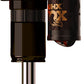 FOX DHX Factory Rear Shock - Metric, 210 x 55 mm, 2-Position Lever, Hard Chromoly Stanchion, Black