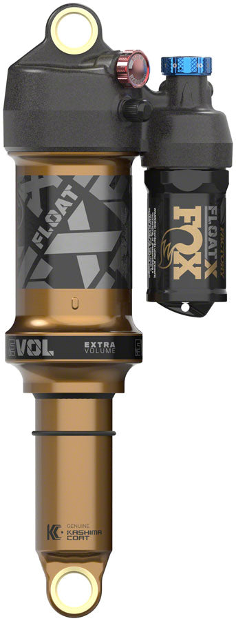 FOX FLOAT X Factory Rear Shock - Metric, 210 x 55 mm, 0.4 Spacerr, 2-Position Lever, EVOL LV, Kashima Coat