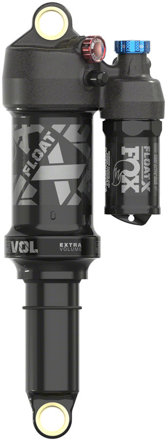 FOX FLOAT X Performance Elite Rear Shock - Metric, 210 x 55 mm, 0.4 Spacer, 2-Position Lever, EVOL LV, Black Anodized
