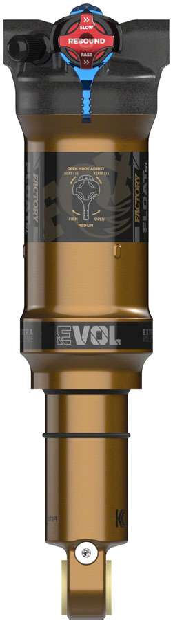FOX FLOAT SL Factory Rear Shock - Trunnion Metric, 165 x 45 mm, 3-Postion Lever, EVOL SV, Kashima Coat
