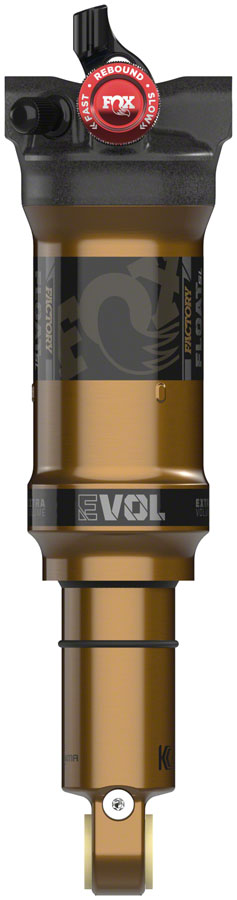 FOX FLOAT SL Factory Rear Shock - Trunnion Metric, 165 x 45 mm, 3-Postion Remote Up, EVOL SV, Kashima Coat