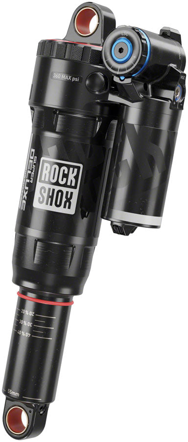 RockShox Super Deluxe Ultimate RC2T Rear Shock - 210 x 50 mm, Linear Air, 0 Neg/2 Pos Token, Reb 55 / Comp 30, L/O4, Standard, C2