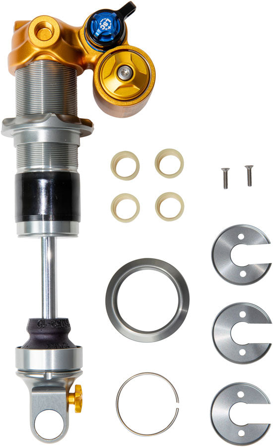 Ohlins TTX22 m.2 Coil Rear Shock - Metric, 185mm x 55mm, Trunnion, Gold